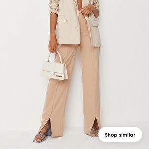 Split front Oversized Pant